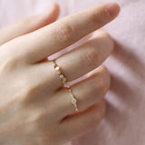 Wedding Dainty Gold Vermeil Ring